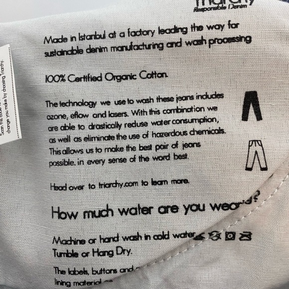 New! Anthropologie Triarchy Ms. Kileo High-Rise Baggy Cargo Jeans - Picture 2 of 8